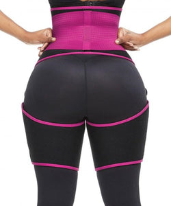 Leah Black And Pink Adjustable Thigh Trimmer